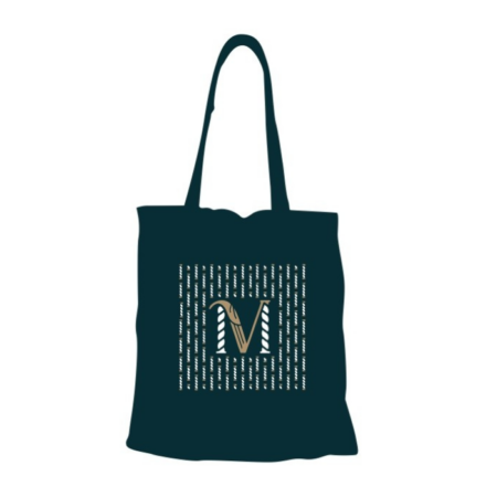 Tote bag ottanio con logo